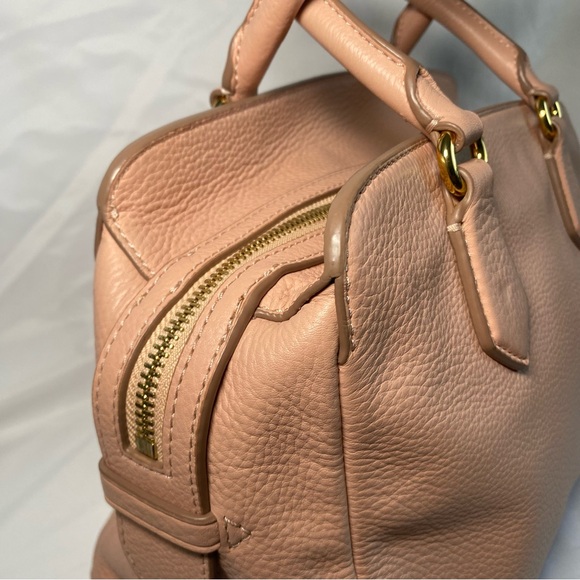 Cole Haan Dorset Leather Satchel Pink With Gold Hardwares Missing Long Strap - Picture 6 of 16